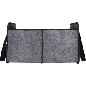 Felta GRS recycled felt foldable car organiser, Medium grey (Car accesories)