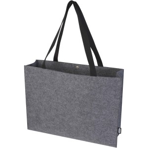 Felta GRS recycled felt gusset tote bag 20L, Medium grey (Shopping bags)