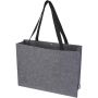 Felta GRS recycled felt gusset tote bag 20L, Medium grey