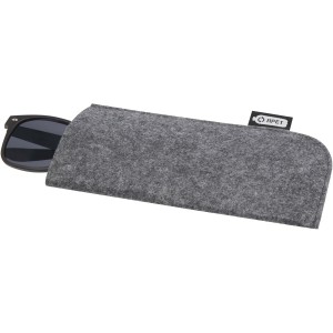 Felta GRS recycled pouch for glasses, Medium grey (Pouches, paper bags, carriers)