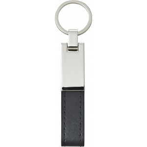 Steel and PU key holder Keon, black