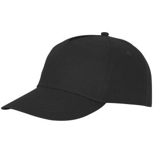 Feniks 5 panel cap, solid black (Hats)