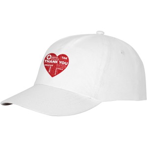 Feniks 5 panel cap, White (Hats)