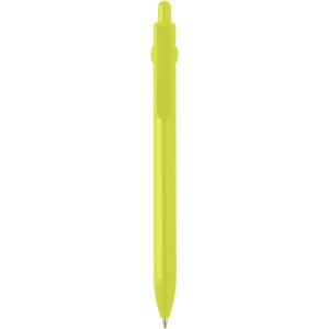 Fidget recycled plastic ballpoint pen (black ink), Lime gree