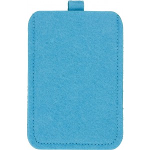 Mobile phone pouch., light blue