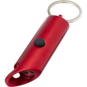 Flare RCS recycled aluminium IPX LED light and bottle opener (Keychains)