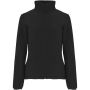 Artic women's full zip fleece jacket, Solid black