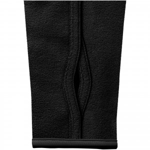 Brossard micro fleece full zip jacket, solid black (Polar pullovers)