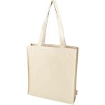 Florida 270 g/m2 GRS recycled gusset tote bag 14L, Natural (12073706)