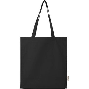 Florida 270 g/m2 GRS recycled gusset tote bag 14L, Solid bla (Shopping bags)