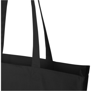 Florida 270 g/m2 GRS recycled gusset tote bag 14L, Solid bla (Shopping bags)