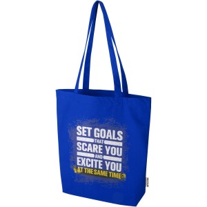 Florida 270 g/m2 GRS recycled tote bag 10L, Royal blue (Shopping bags)