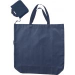 Foldable carry/shopping bag, blue (7799-05)