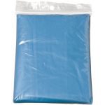 Foldable translucent poncho, light blue (9504-18CD)