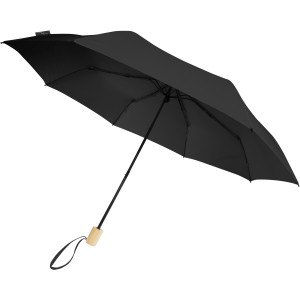 Birgit 21'' foldable windproof recycled PET umbrella, Solid  (Foldable umbrellas)