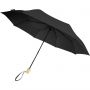 Birgit 21'' foldable windproof recycled PET umbrella, Solid 