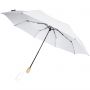 Birgit 21'' foldable windproof recycled PET umbrella, White
