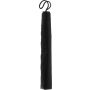 Manual foldable polyester (190T) umbrella, black