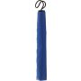 Manual foldable polyester (190T) umbrella, cobalt blue