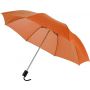 Manual foldable polyester (190T) umbrella, orange