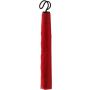 Manual foldable polyester (190T) umbrella, red