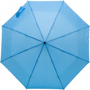 Polyester (170T) umbrella, Light blue (Foldable umbrellas)