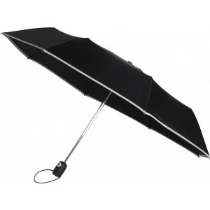 Pongee (190T) umbrella Ben, light grey (Foldable umbrellas)