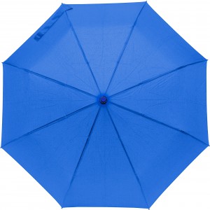 Pongee (190T) umbrella Elias, blue (Foldable umbrellas)