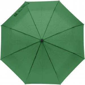 Pongee (190T) umbrella Elias, green (Foldable umbrellas)