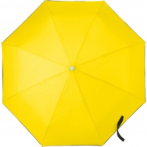 Pongee umbrella Jamelia, yellow (Foldable umbrellas)