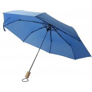 RPET 190T umbrella Brooklyn, blue (Foldable umbrellas)