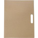 Folder with natural card cover, brown (6417-11CD)