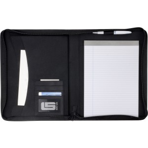 A4 PVC Zipped folder. Byron, black (Folders)