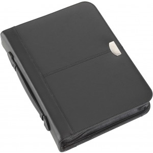Bonded leather folder Lilo, black (Folders)