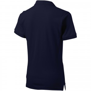 Forehand short sleeve ladies polo, Navy (Polo shirt, 90-100% cotton)