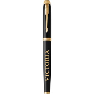 IM professional fountain pen, solid black,Gold (Fountain-pen, rollerball)