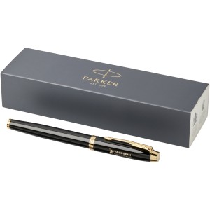 IM professional rollerball pen, solid black,Gold (Fountain-pen, rollerball)