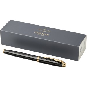 IM professional rollerball pen, solid black,Gold (Fountain-pen, rollerball)
