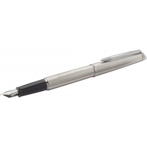 Waterman stainless steel fountain pen, silver (Fountain-pen, rollerball)