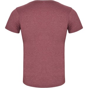 Fox short sleeve men's t-shirt, Heather Garnet (T-shirt, 90-100% cotton)