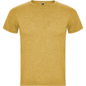 Fox short sleeve men's t-shirt, Heather Mustard (T-shirt, 90-100% cotton)