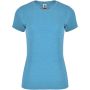 Fox short sleeve women's t-shirt, Heather Turquoise