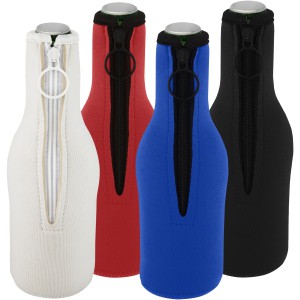 Fris recycled neoprene bottle sleeve holder, White (Cooler bags)