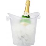 Frosted plastic cooler/ice bucket., neutral (3739-21)