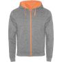 Fuji unisex sweat jacket, Heather grey