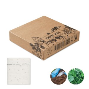 Herb seeds tape 3 meter, Beige