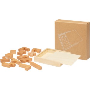 Bark wooden puzzle, Natural (Games)