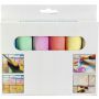 Chalk in six different colours., custom/multicolor