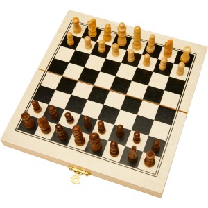 Mugo 3-in-1 wooden game set, Natural (Games)