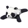 Plush panda Leila, black/white